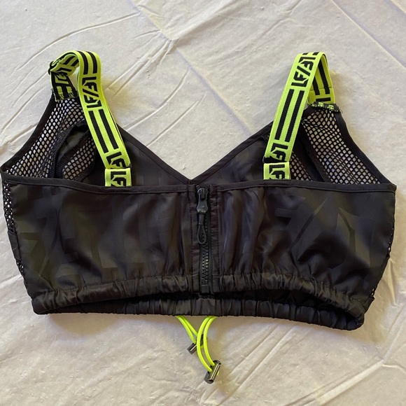 LF THE BRAND: Black Mesh crop top, Small - Picture 2 of 4